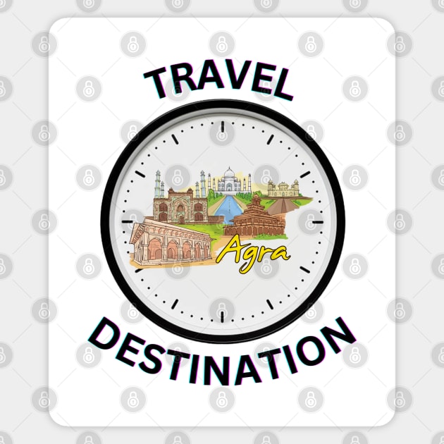 Travel to Agra Sticker by Voxen X